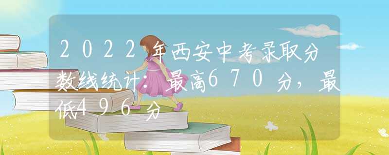 2022年西安中考录取分数线统计：最高670分，最低496分