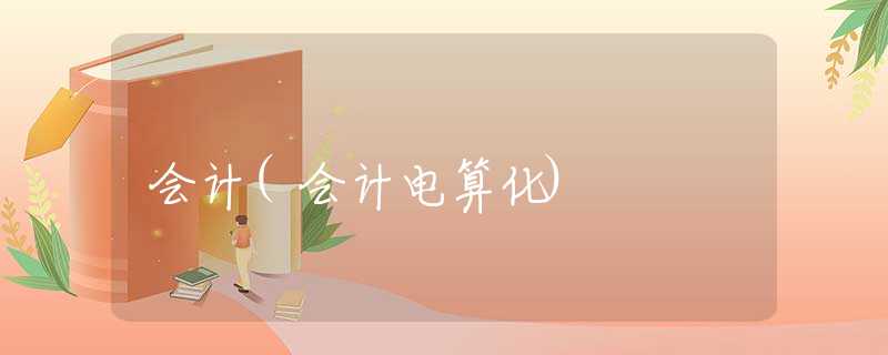 会计(会计电算化)